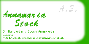 annamaria stoch business card